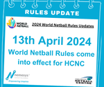 The new rules will come into play for all Hamilton City Netball Games on 13th April 2024. 
Join us for Rule Update Sessions