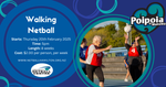 Walking Netball is a low-impact sport that is fun and open to all ages and genders. Join us every Thursday at 5pm starting on the 20th of February 2025